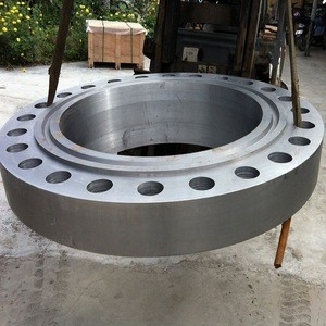 حلقه یاتاقان آهسته فولادی OD3000MM S355jr حلقه فولادی فورج A105