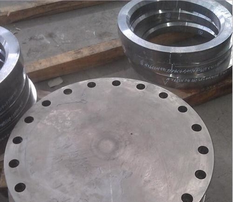 حلقه یاتاقان آهسته فولادی OD3000MM S355jr حلقه فولادی فورج A105