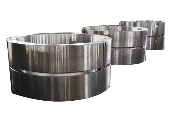 پرس هیدرولیک Aisi4140 Sae4340 حلقه های فولادی بزرگ فورج سنگین ISO9001